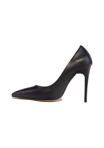 Dagoster Dza07 388460 Siyah Stiletto Topuklu Kadın Ayakkabı 001