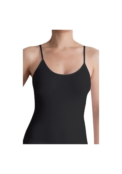 The Don Organic Blended Bayan Camisole - Ip Askılı Atlet Siyah