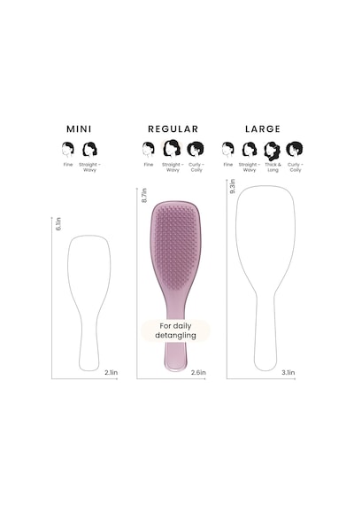 Tangle Teezer Ultimate Detangler Chrome Mauve Copper Islak &amp Kuru Saç Fırçası-tarak Diğer