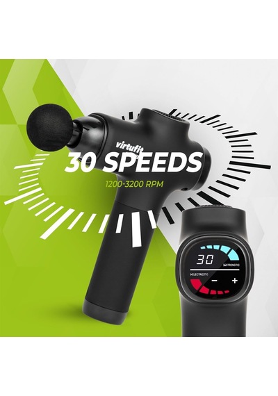 Virtufit M3 Pro Premium Masaj Tabancası - 6 Aparat - Şarj Edilebilir - Kas Masajı - Kablosuz - Saklama Kutusu Dahil - Profesyonel