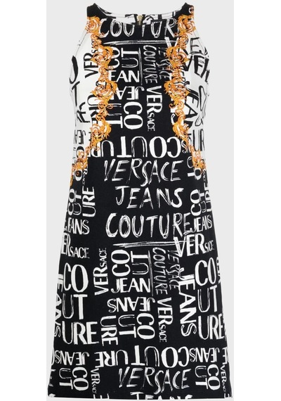 Versace Jeans Couture Bayan Elbise 74hao95p Es054l54 G89 Siyah