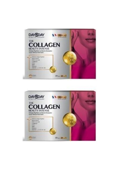 Çilek Aromalı Day2day 2 Adet The Collagen Beauty Intense 30 Saşe X 12 Gr P10517