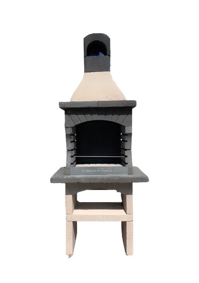 Mangal Barbekü 75 Lik Davlumbazlı Siyah Model