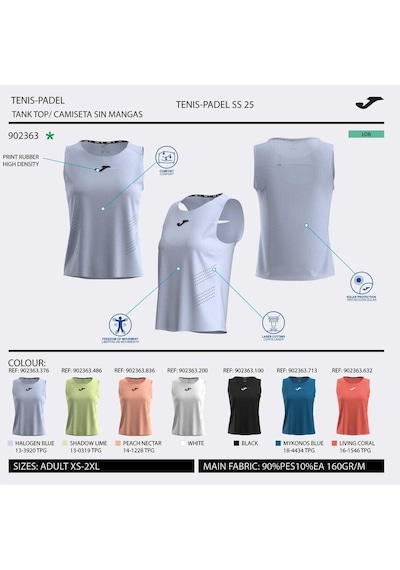 Joma 902363.200 Challenge Kadın Spor Tişört Beyaz