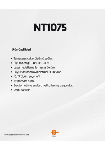Nt Tools Infared Kızıl Ötesi Termometre