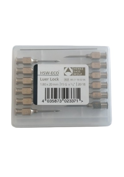 Henke - Enjektör Ucu Çelik 15g X 3/4" 1 Paket 12 Adet