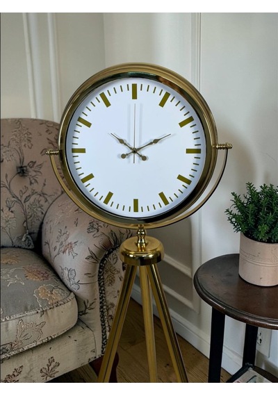 Büro Ev Ofis Hediyesi İçin Golden Trend Tripod Ayaklı Saat Diğer