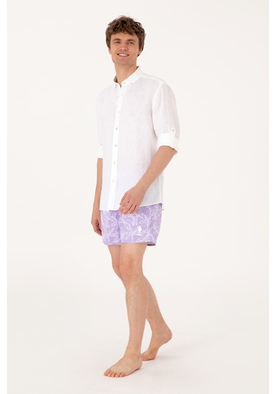 U.s. Polo Assn. Erkek Lila Deniz Şortu 50299781-vr034 Lila