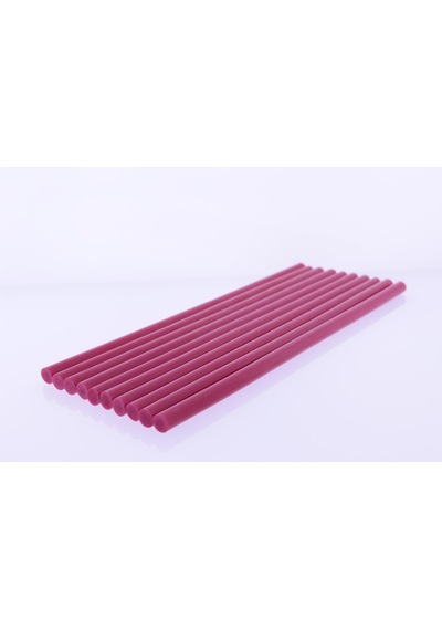 Winnboss Sıcak Silikon Mum Çubuk Kırmızı - Kalın 11x300mm 10 Lu Paket