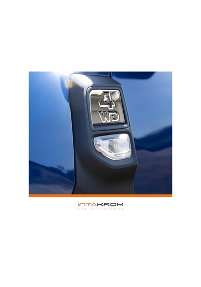 intakrom Dacia Duster Krom Çamurluk Amblemi 2018 ve Üzeri
