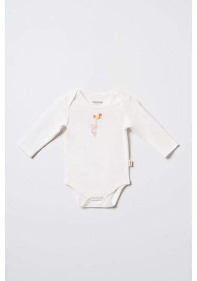 BabyCosy Organic Wear Bebek 2li Uzun Kollu Badi %100 Organik Pamuk, Bebek Ve Yenidoğan Serisi - Csy3052 Ekru