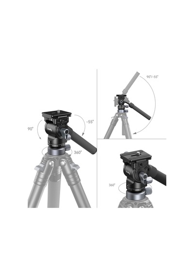 Smallrig - 4170 Ch20 4kg Taşıma Kapasiteli Video Tripod Başlığı