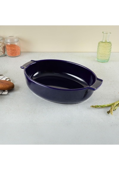 Yıldız Elissa Oval Fırın Kabı Kobalt 31 Cm Çok Renkli
