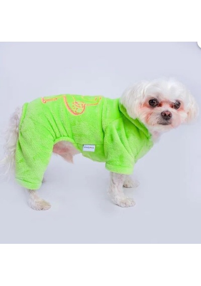 Gedyco Froglet Pembe Nakışlı Yumuşacık Peluş Küçük Irk Köpek Tulumu-21564