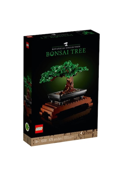 LEGO® Botanicals Bonsai Ağacı 10281 – Yetişkinler için Dekoratif Bitki Model Yapım Seti, Sevgililer Günü Hediye Fikri (878 Parça)
