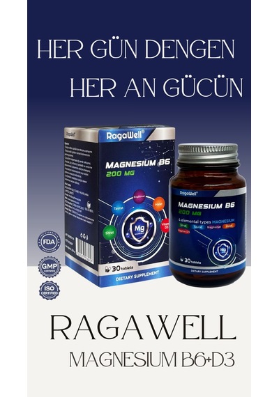 Ragawell Magnesium B6+d3 30 Tablet