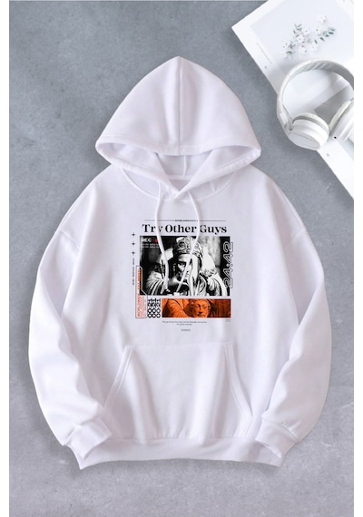 Ciel Lune Nevermind Unisex Kadın Erkek Try Othet Guys Baskılı Oversize Sweatshirt Beyaz Beyaz Ciel Lune Nevermind Unisex Kadın Erkek Try Othet Guys Baskılı Oversize Sweatshirt Beyaz Beyaz