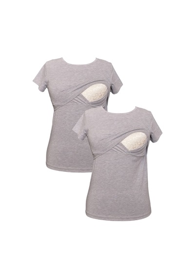 Luvmabelly Myra2503 2503 Emzirme Tshirt Seti-çok Renkli