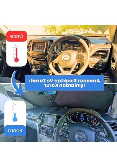 Kolay Katlanabilir Ön Cam Güneşlik, Uv Koruma Ve Isı Azaltma
