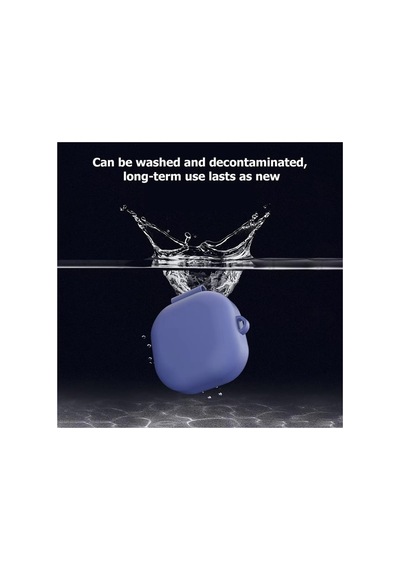 Caseonn Galaxy Buds Live - Buds Pro Kılıf Askı Aparatlı Mat Silikon Siyah