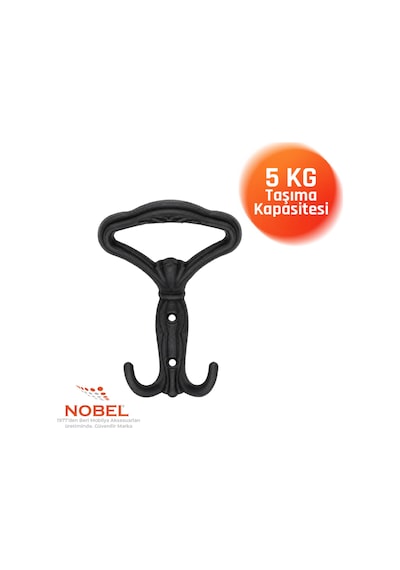 Klasi K Portmanto Askısı, Metal Vestiyer Askısı, Matsiyah, Duvar Ve Dolap Askılığı 5'li Set Vidalı Matsi Yah