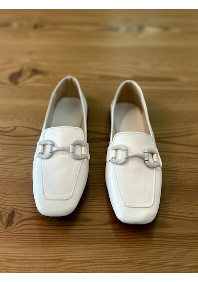 Aska Shoes Günlük Tokalı Babet 2025aska006 Bej