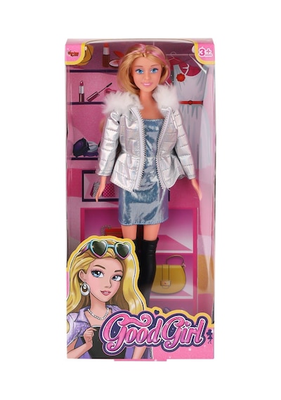 Wg-66770 Parlak Elbiseli Ceketli Bebek 29 Cm -vardem - Mıex-891727 1 Adet