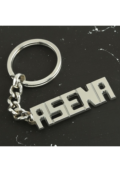 Asena - 226 - İsimli Anahtarlık - Muratech - Gümüş Rengi