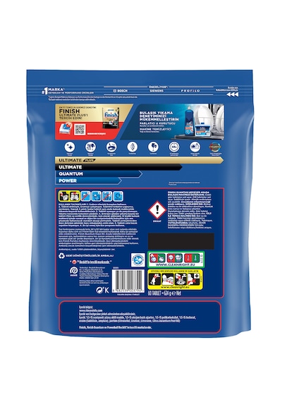 Finish Quantum 180 Kapsül Bulaşık Makinesi Deterjanı 3 x 60 Tablet