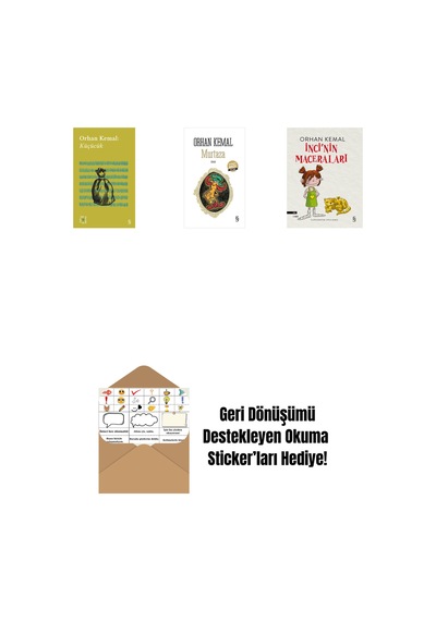 Everest Açıkhava 13 - Küçücük + Murtaza Midi Boy + İnci'nin Maceraları + Okuma Sticker'ları