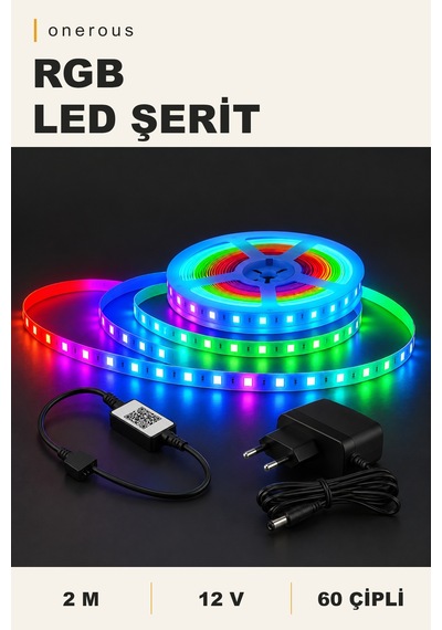 Onerous 2 M 12v Rgb Led Şerit, Bluetooth