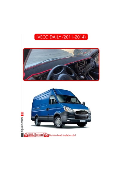 Iveco Daıly 2011-2014torpido Koruma Halısı Kırmızı Kenar