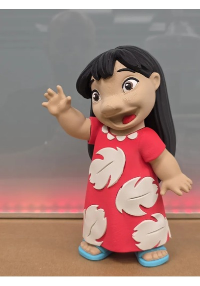 Lilo Figür 20cm-3d Baskı-kolleksiyonluk Biblo