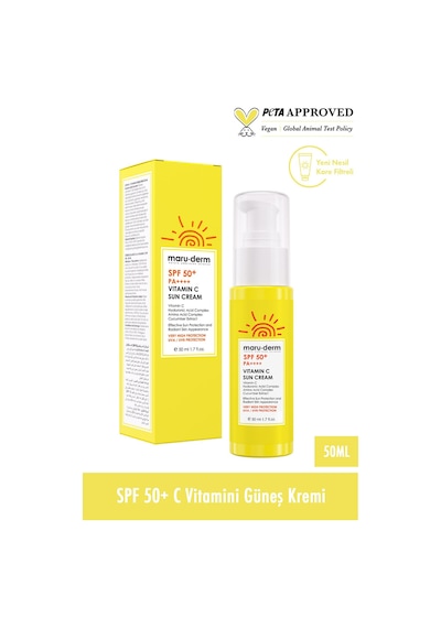 Maruderm C Vitamini Güneş Kremi SPF50+ 50 ML