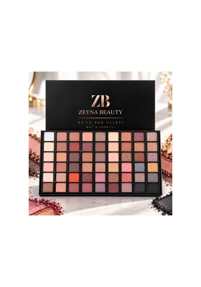 54'lü Far Paleti Yüksek Pigment Mat & Sedefli Göz Far Paleti Çok Renkli - 626020891 Diğer
