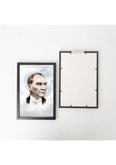 Atatürk Tasarımlı Yapışkanlı Sök Tak Çerçeve 20x30cm
