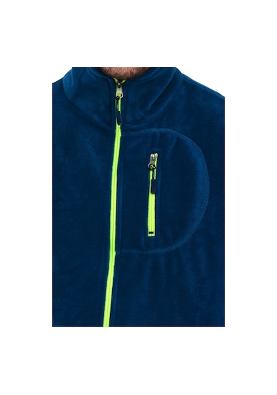 Genius Store Genıus Store Erkek Polar Tam Fermuarlı 3 Cepli Outdoor Polar Ceket Tactical Flecee Polar-gns İndigo