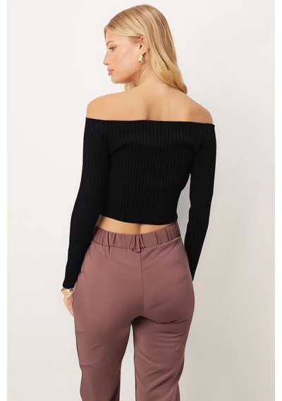 Armonika Kadın Vizon Beli Lastikli Kumaş Pantolon Arm-26k136019