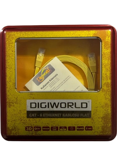 DİGİWORLD CAT-6 ETHERNET KABLOSU