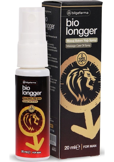 Bio Longger Masaj Bakım Yağı Spreyi 20 Ml