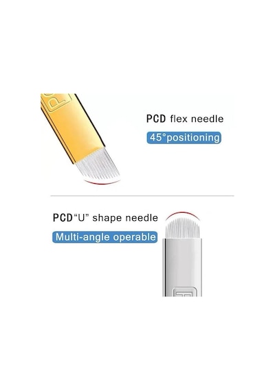 P.c.d 12 U Blade Gold Microblading İğnesi 10 Adet Diğer