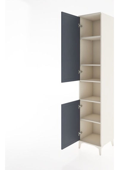 Hyperion Dolap 5 Raflı 2 Kapaklı 44x44x221 Aytaşı-antrasit Aytaşı Hyperion Dolap 5 Raflı 2 Kapaklı 44x44x221 Aytaşı-antrasit Aytaşı