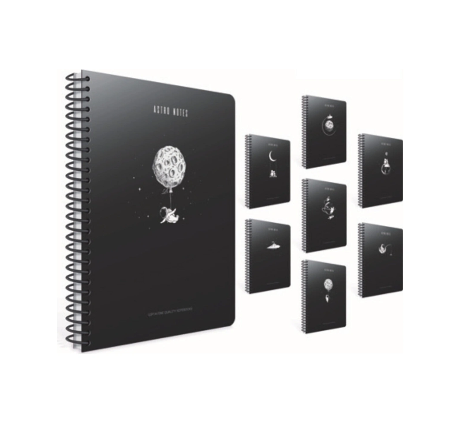 Astro Notes A4 100 Yaprak Çizgili Spiralli Karton Kapak Defter 5414