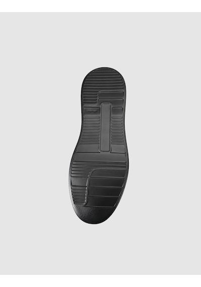 Cabani Siyah Hakiki Deri Erkek Sneaker Ayakkabı