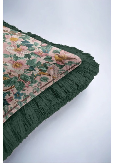 Çiçek Desenli Kuş Motifli Saçaklı Yastık Kılıfı-romantik Bahçe Boho Lacivert Püsküllü Kırlent Kılıfı Sessiz Sahil Aura Çiçek Desenli Kuş Motifli Saçaklı Yastık Kılıfı-romantik Bahçe Boho Lacivert Püsküllü Kırlent Kılıfı Sessiz Sahil Aura