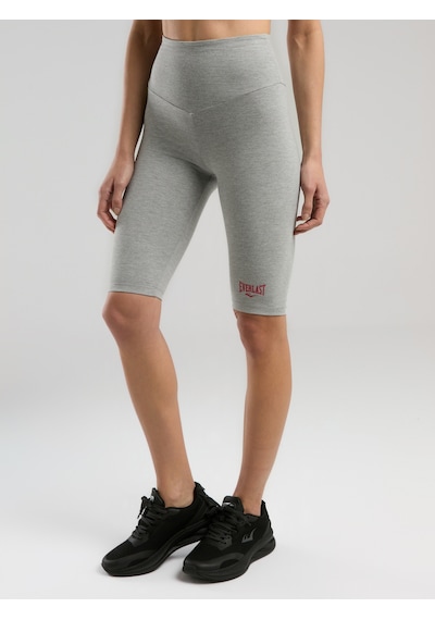 Everlast Ever Essentials Gri Melanj Kadın Biker Tayt Gri Melanj