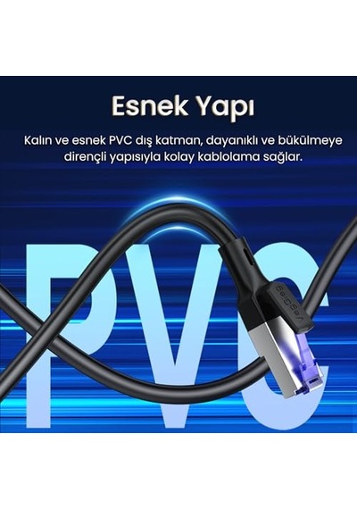 Ethernet Kablosu 2 Metre Siyah Diğer