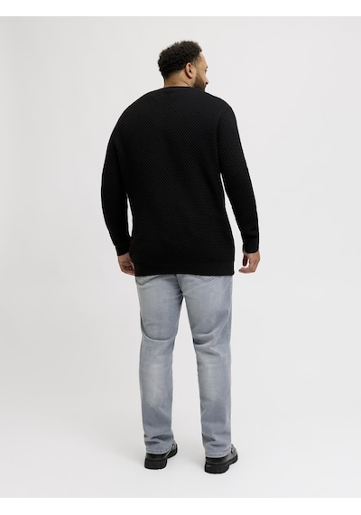 Jack & Jones Büyük Beden Slim Straight Tim Jean - 12293558 Gri