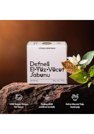 Otama Kırkpınar Doğal Defneli El Yüz Vücut Sabunu 130 Gr