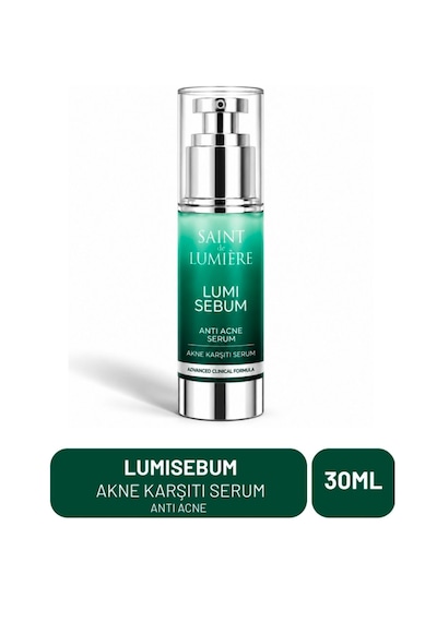 SAINT DE LUMIERE LUMISEBUM Akne,Siyah Nokta ve Leke Karşıtı,Sebum Dengeleyici Serum 30 ml